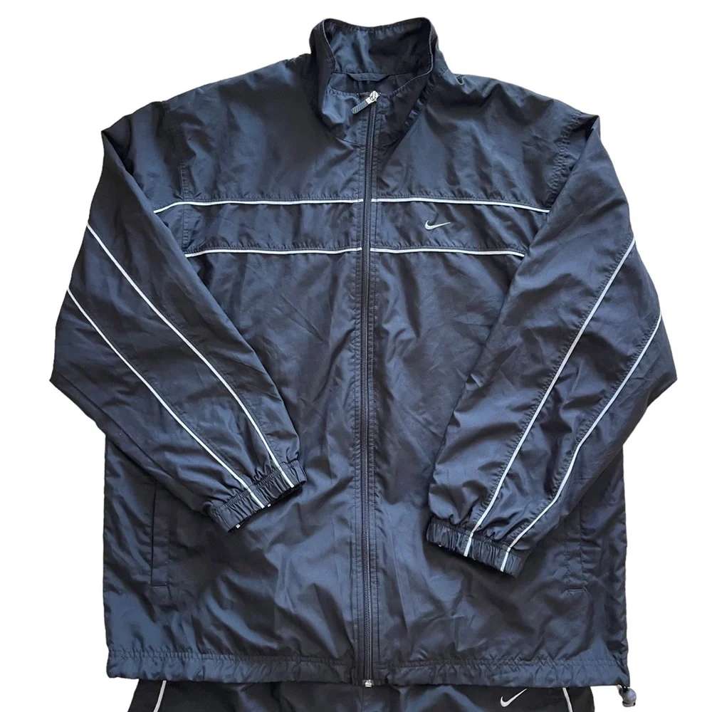 *SOLD* Nike Nylon Windbreaker Tracksuit 2 Piece Set Men’s Sz XL - Picture 2 of 7